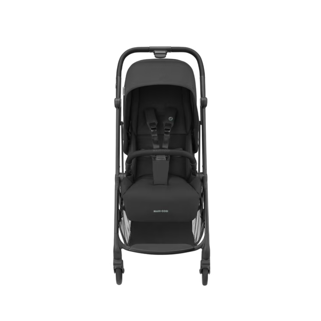 Travel System Coche Leona 2 + Silla Cabriofix - Essential Black | Maxi Cosi