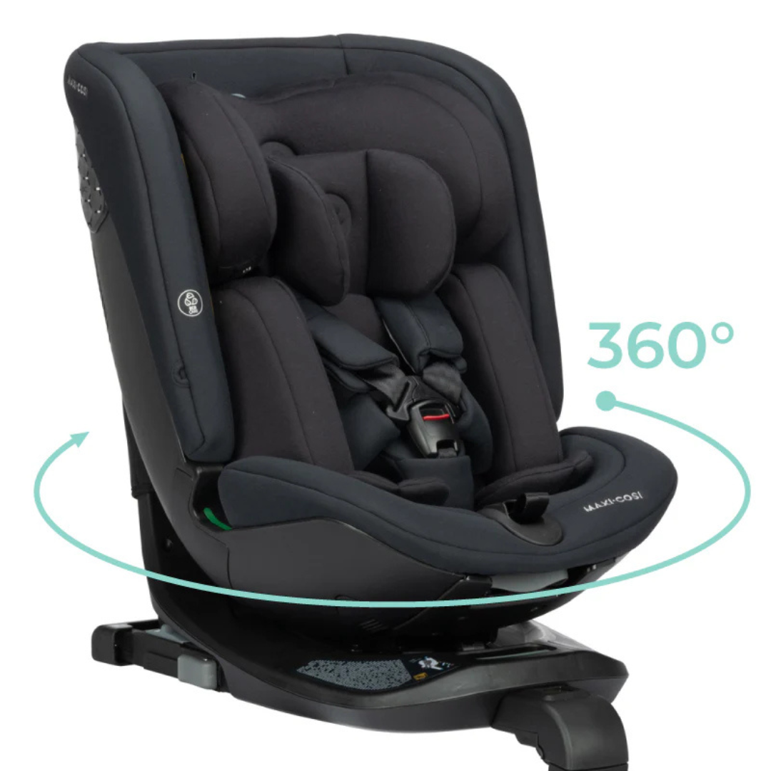 Silla de Auto Convertible Spinel 360° Plus O12 Authentic - Black