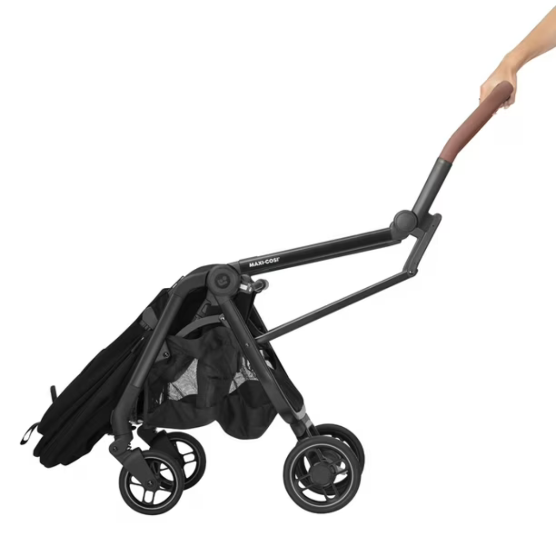Travel System Coche Leona 2 + Silla Cabriofix - Essential Black | Maxi Cosi