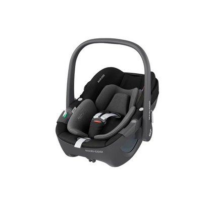 Travel System Coche Zelia 3 + Silla Nido Pebble 360 + Base FamilyFix 360 - Essential Black | Maxi Cosi