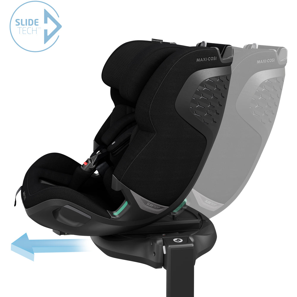 Silla de Auto Convertible Emerald 360° Pro - Authentic Black | Maxi Cosi