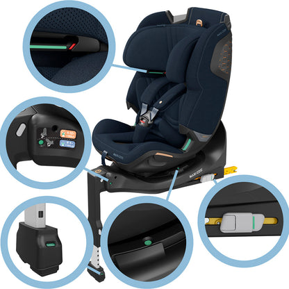 Silla de Auto Convertible Emerald 360° Pro - Authentic Blue | Maxi Cosi