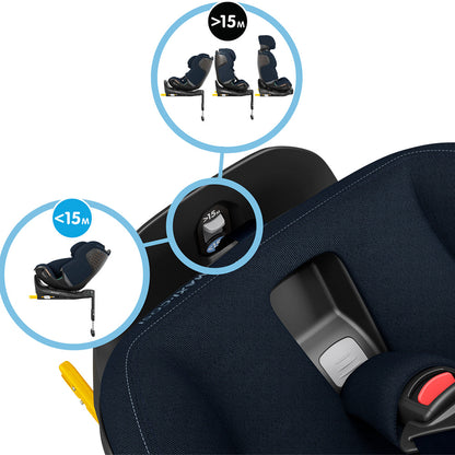 Silla de Auto Convertible Emerald 360° Pro - Authentic Blue | Maxi Cosi