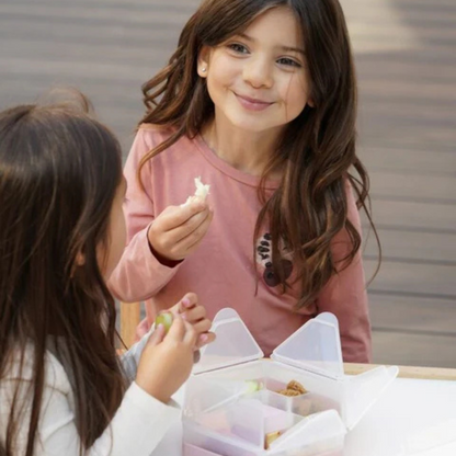 Snackle Box - Caja Contenedora de Snacks Hexagonal - Rosado | Melii
