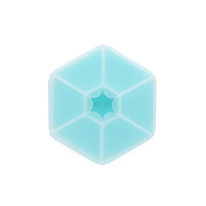 Snackle Box - Caja Contenedora de Snacks Hexagonal - Azul | Melii