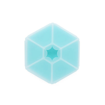 Snackle Box - Caja Contenedora de Snacks Hexagonal - Azul | Melii