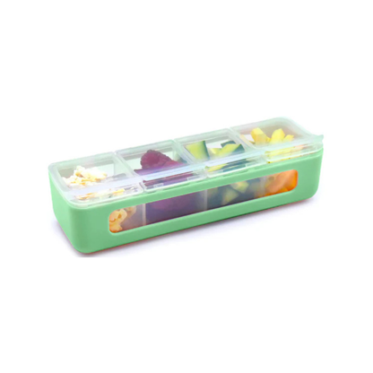 Contenedor de 4 Compartimientos - Menta | Melii