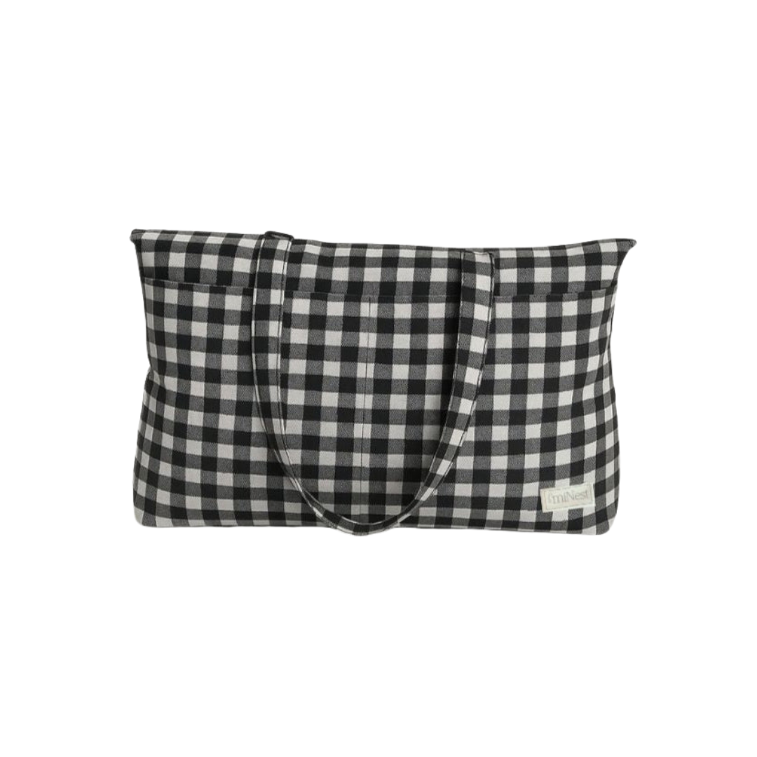 Bolso Maletín - Vichy Negro | miNest