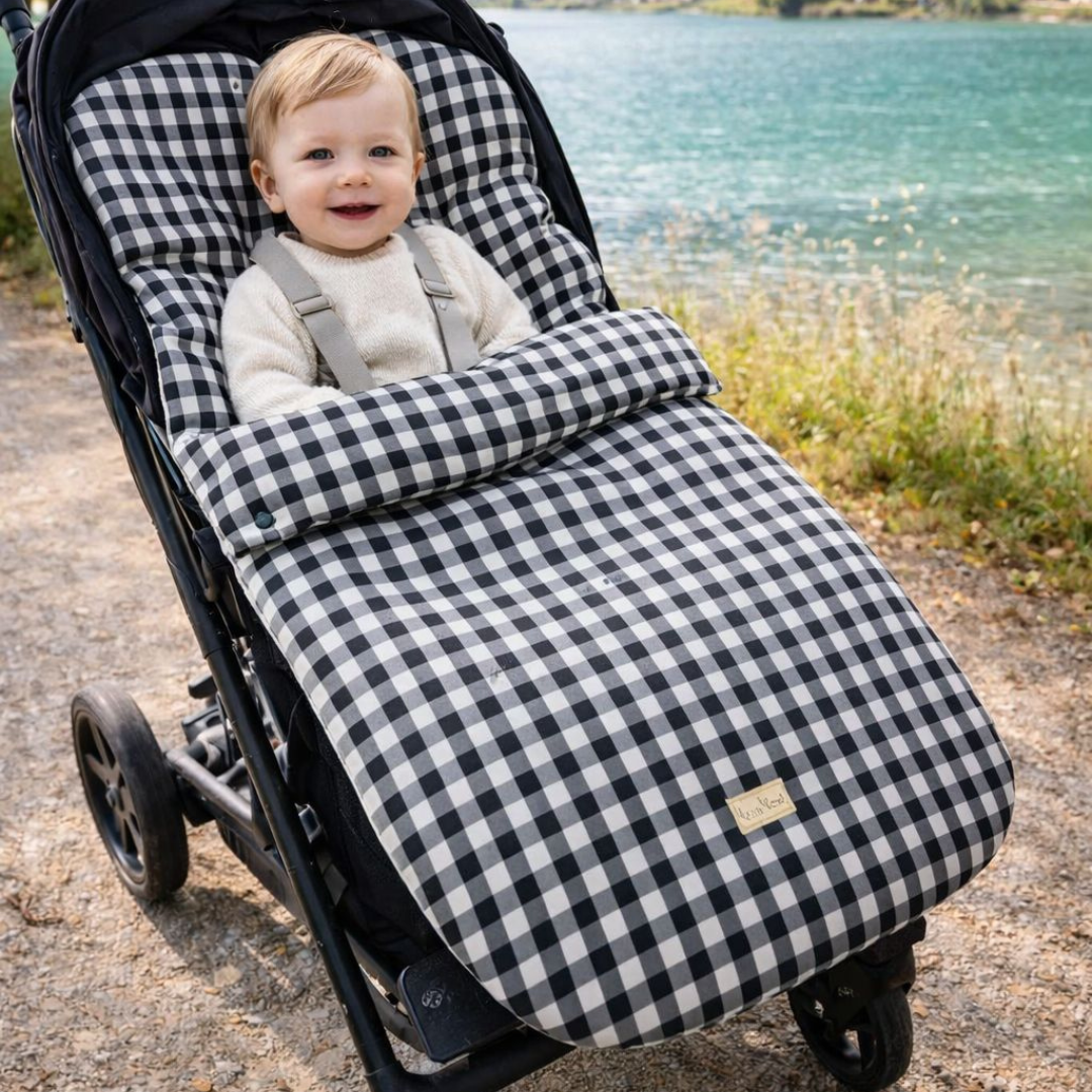 Saco para Coche - Vichy Negro | miNest