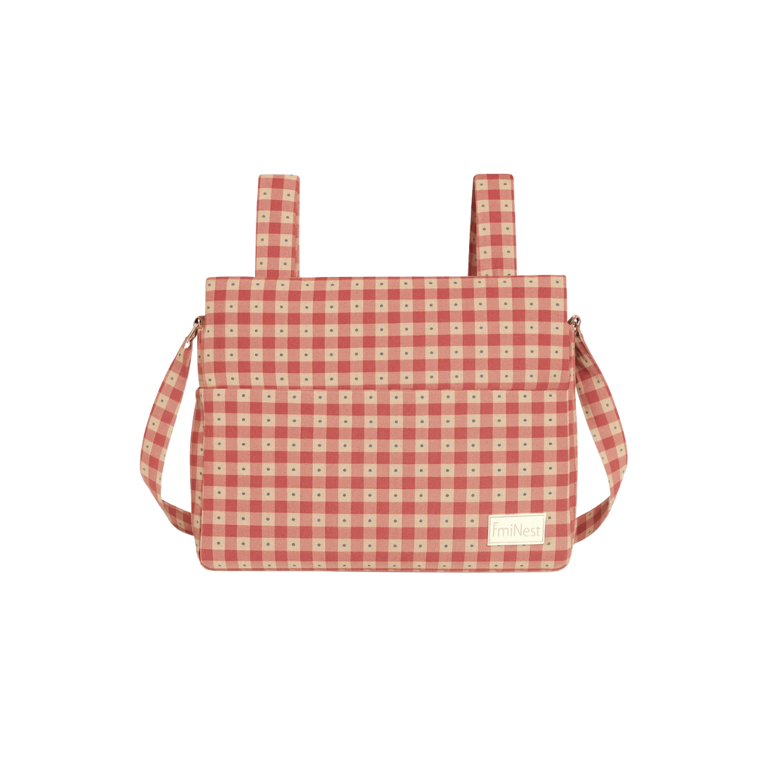 Bolso Clásico - Vichy Rojo | miNest