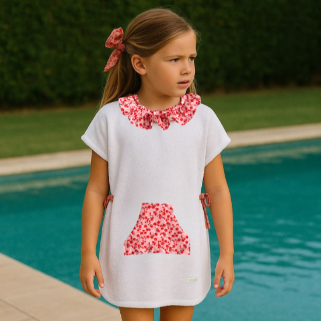 Poncho de Toalla - Vuelo Flores | miNest