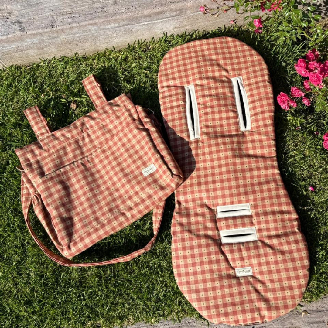 Bolso Clásico - Vichy Rojo | miNest