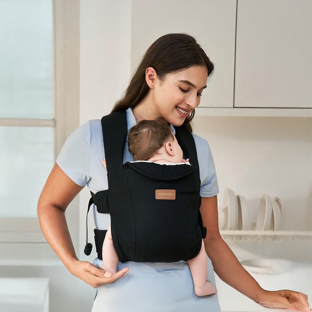 Portabebé Ergonómico WeeSnug para Recién Nacido - Khaki | MomCozy