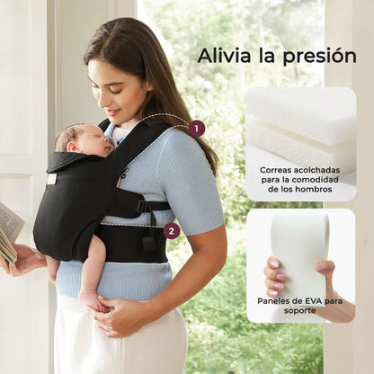 Portabebé Ergonómico WeeSnug para Recién Nacido - Khaki | MomCozy