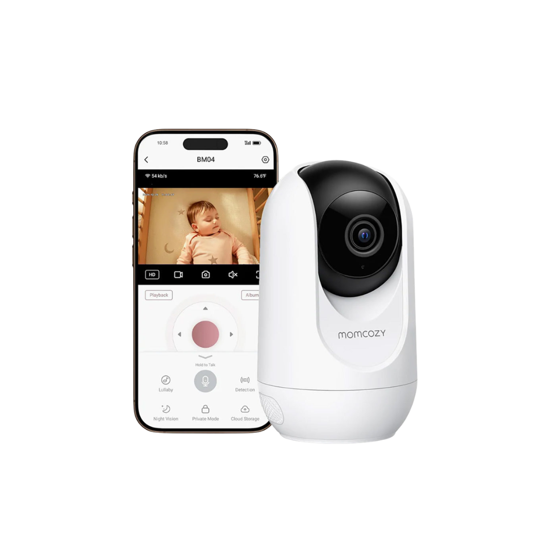Cámara Adicional para Monitor de Bebé 1080P con Pantalla de 5.5" | MomCozy