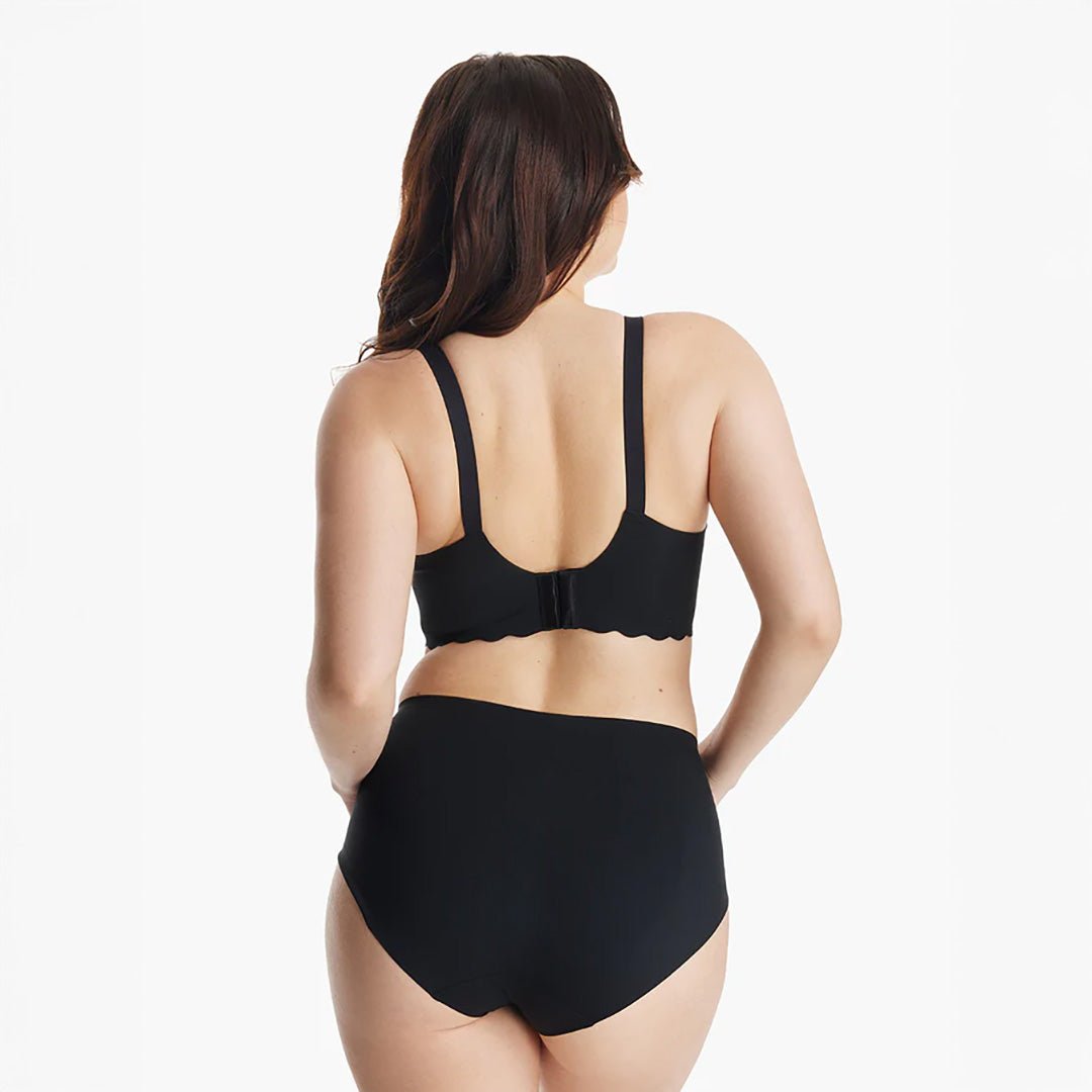 Sostén de Lactancia Jelly Strip - Negro | MomCozy
