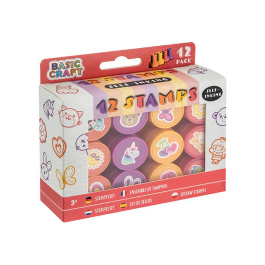 Juego de Timbres 12 Piezas - Rojo | Moxy