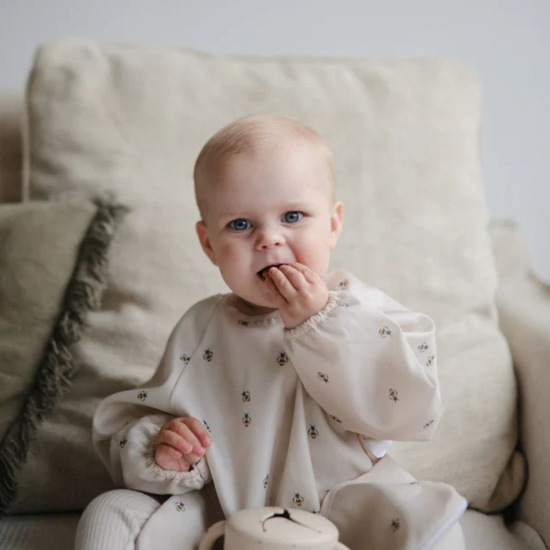 Babero Manga Larga - Abeja | Mushie