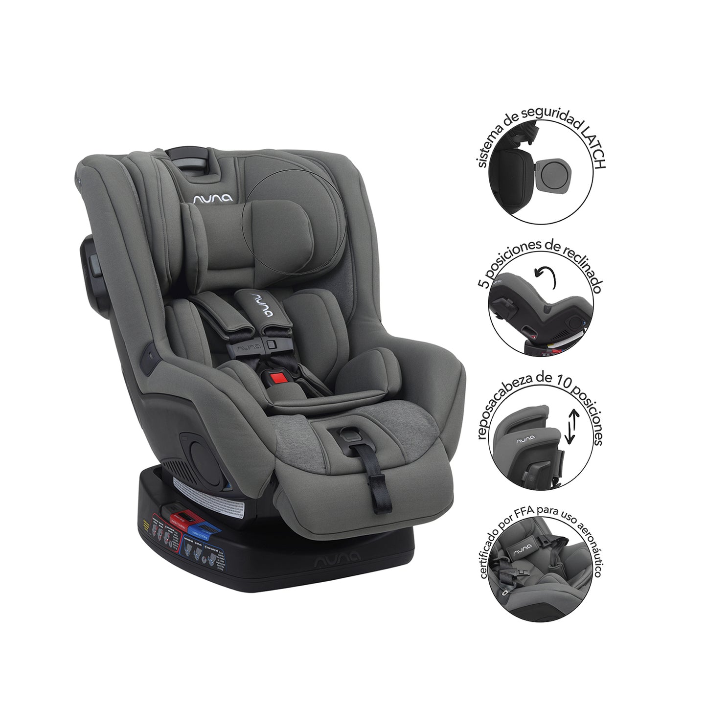 Rava™ Convertible Car Seat - Granite