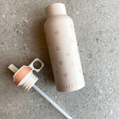 Botella Térmica 500ml Conrad - Hojas Rosadas | Nuuroo