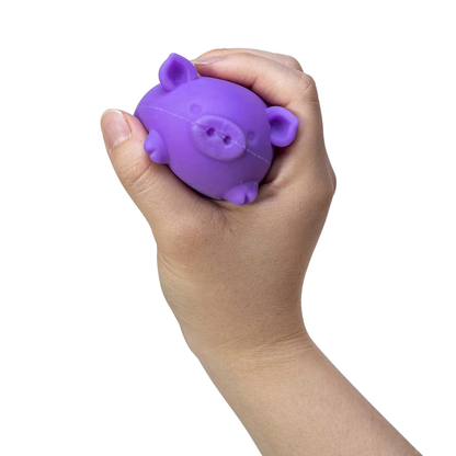 Dig it Pig - Pelota Antiestrés - Morado | NeeDoh