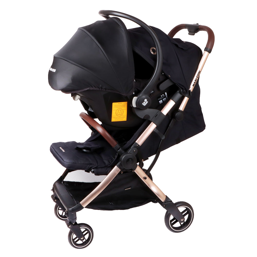 Coche Travel System Eva3 Essential - Black Champagne