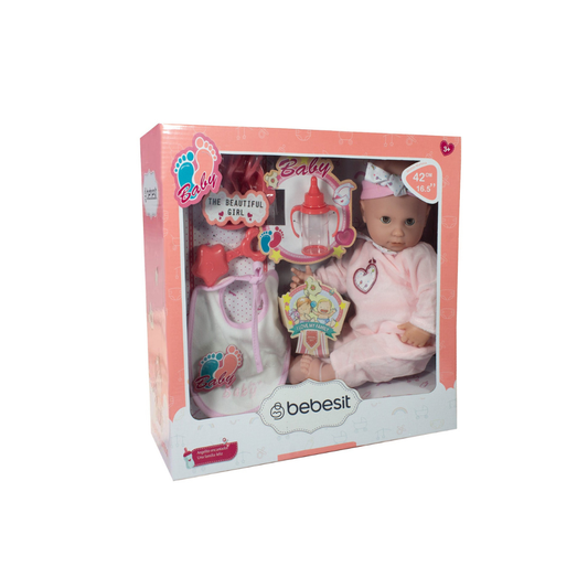 Muñeca Bebé 42 cm con Accesorios - Luna | Bebesit
