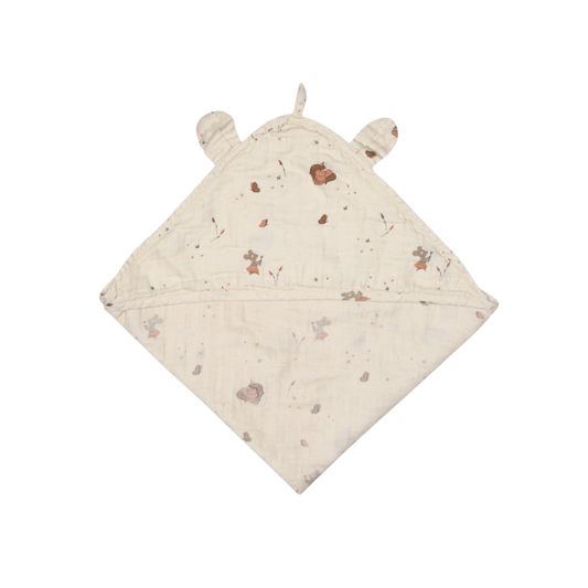 Toalla de Muselina Danila - Crema - Unicornio | Nuuroo