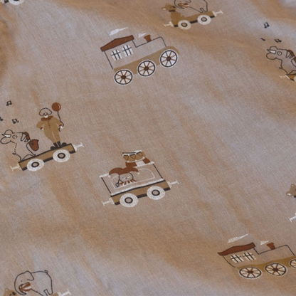 Manta de Muselina Minnie - Tren Carnaval | Nuuroo