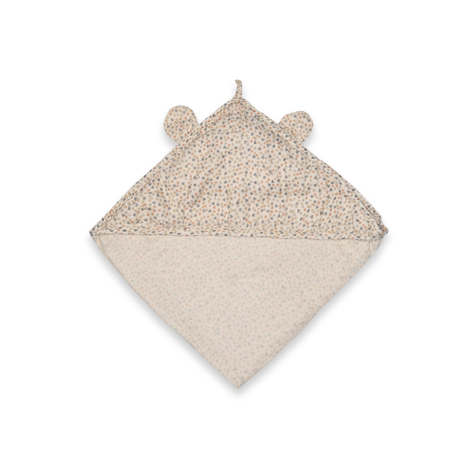 Toalla de Muselina Danila - Beige - Mix de Hojas | Nuuroo