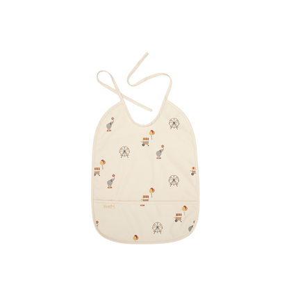 Babero Impermeable Ida - Crema - Circo | Nuuroo