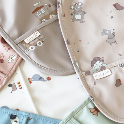 Babero Impermeable Ida - Verde Claro - Espacio | Nuuroo