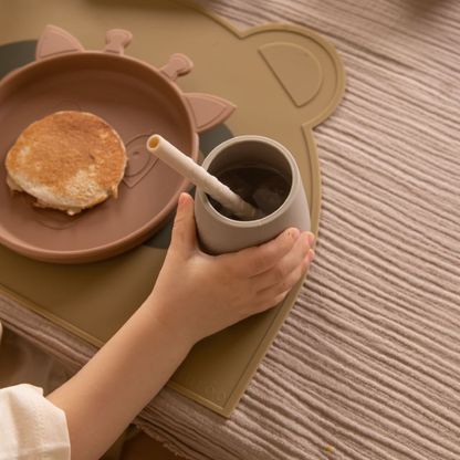 Set de 8 Bombillas de Silicona Ada - Verde Oliva / Amarillo Empolvado | Nuuroo