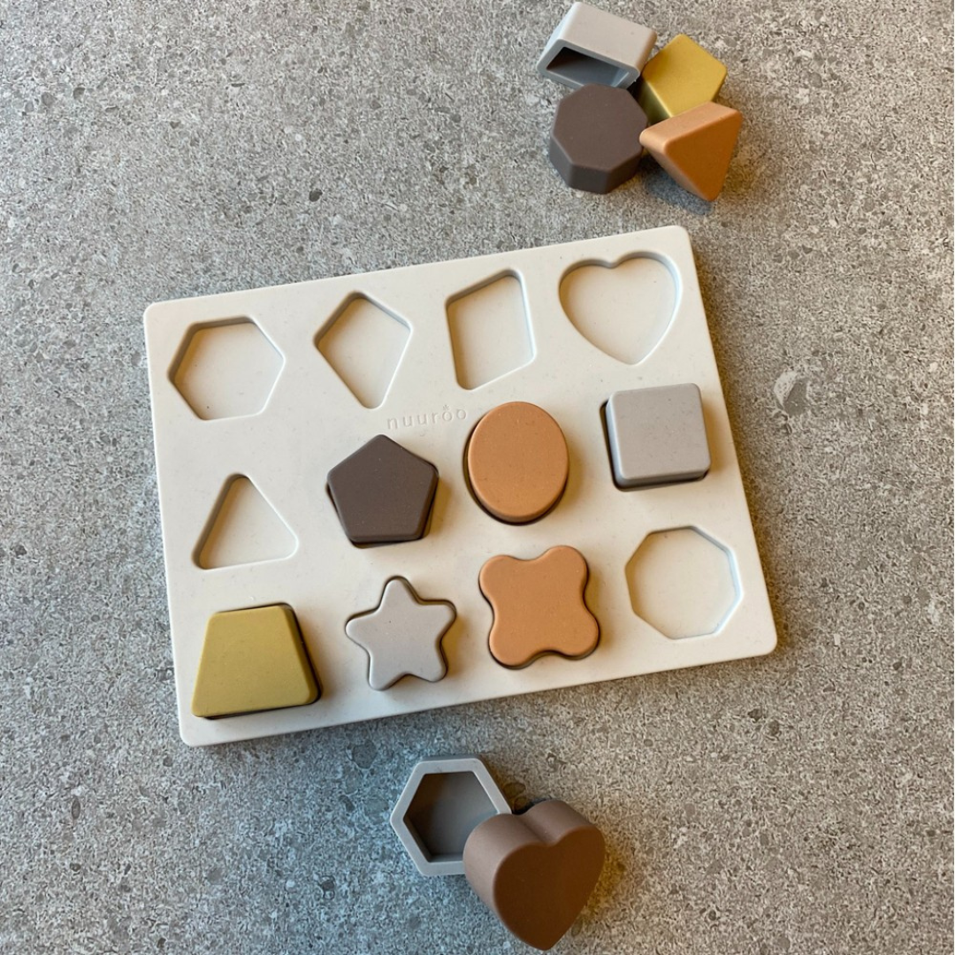 Puzzle de Silicona Bowie - Marrón | Nuuroo