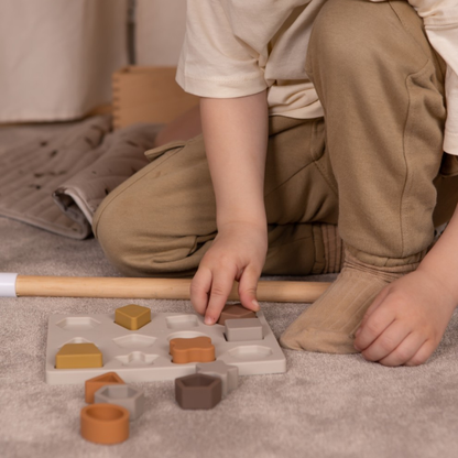 Puzzle de Silicona Bowie - Marrón | Nuuroo