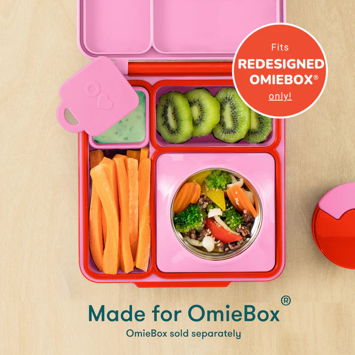 OmieDip - Set de Contenedores Herméticos para OmieBox® - Pink/Teal | Omie