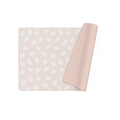 Reversible and shockproof play mat Feathers