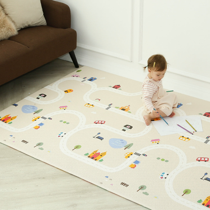 Reversible and shockproof play mat City