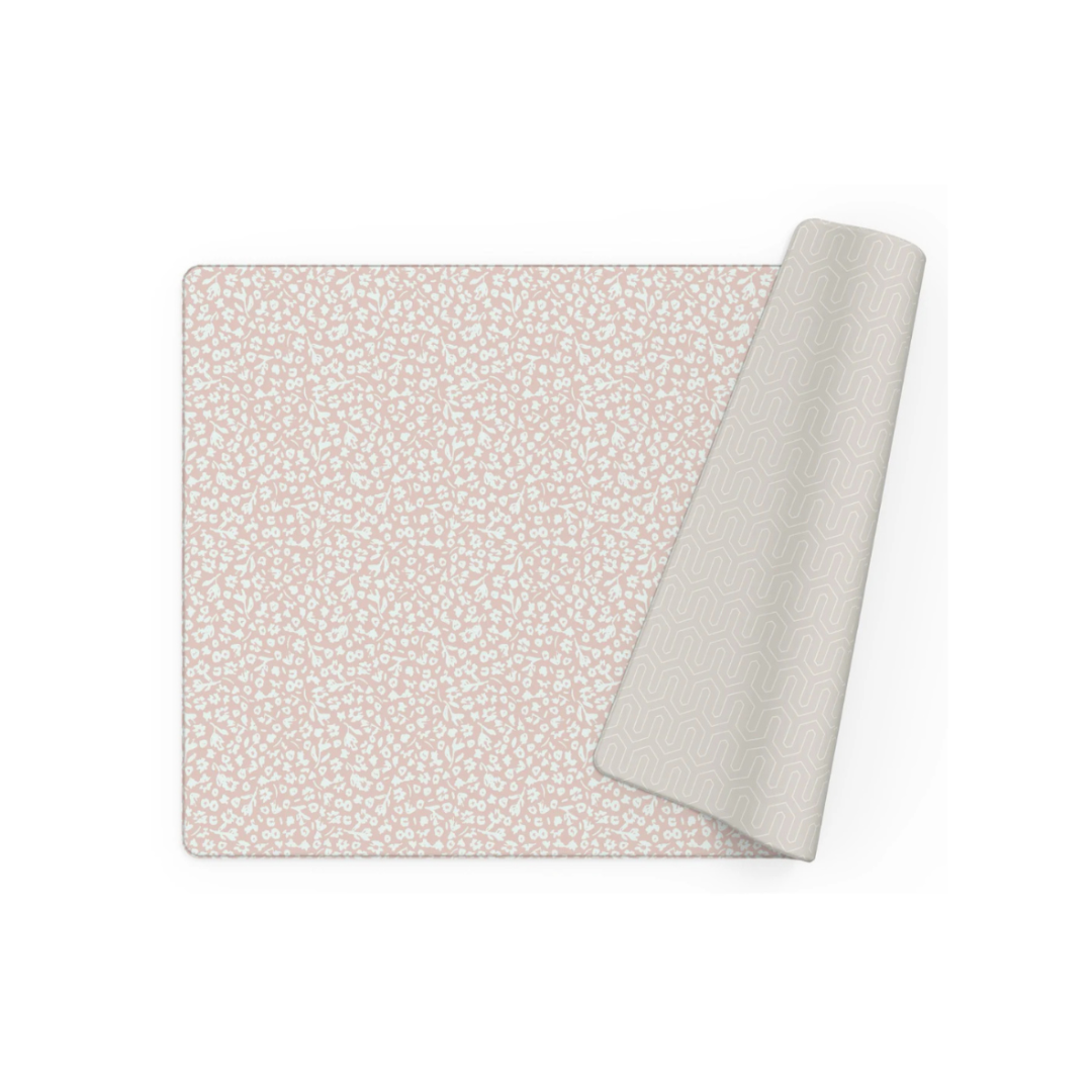 Alfombra de Juego Reversible y Antigolpes - Flores | Oruga Kids