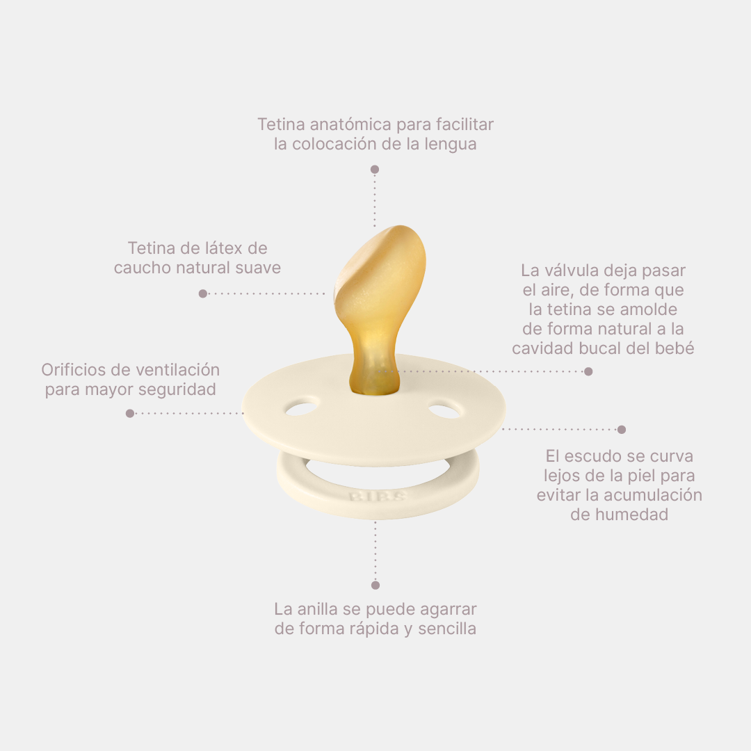 Pack de 3 Chupetes - Ivory | BIBS