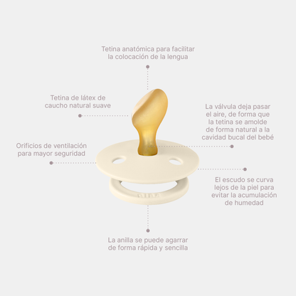 Pack de 3 Chupetes - Ivory | BIBS