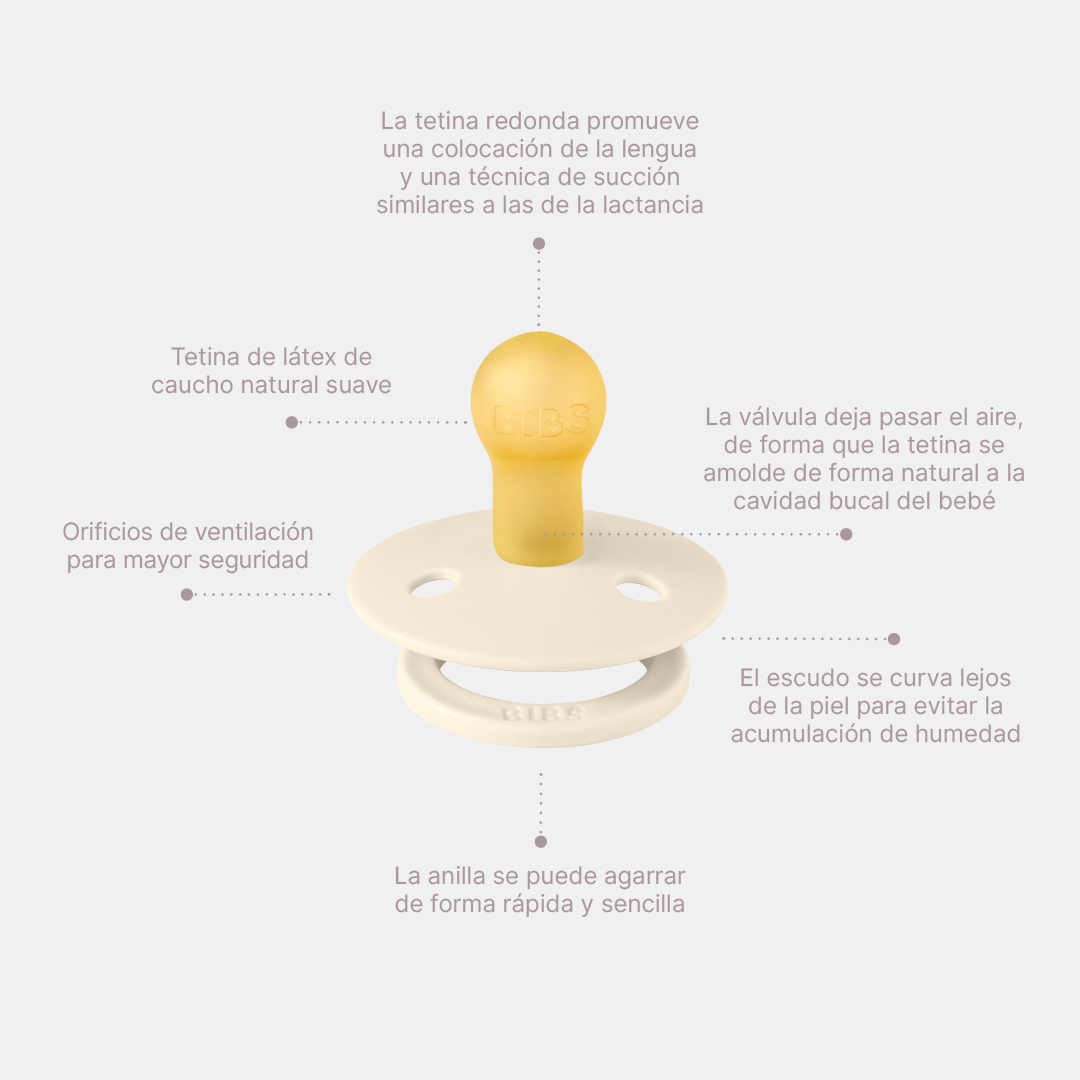 Pack de 2 Chupetes - Vanilla & Cloud | BIBS