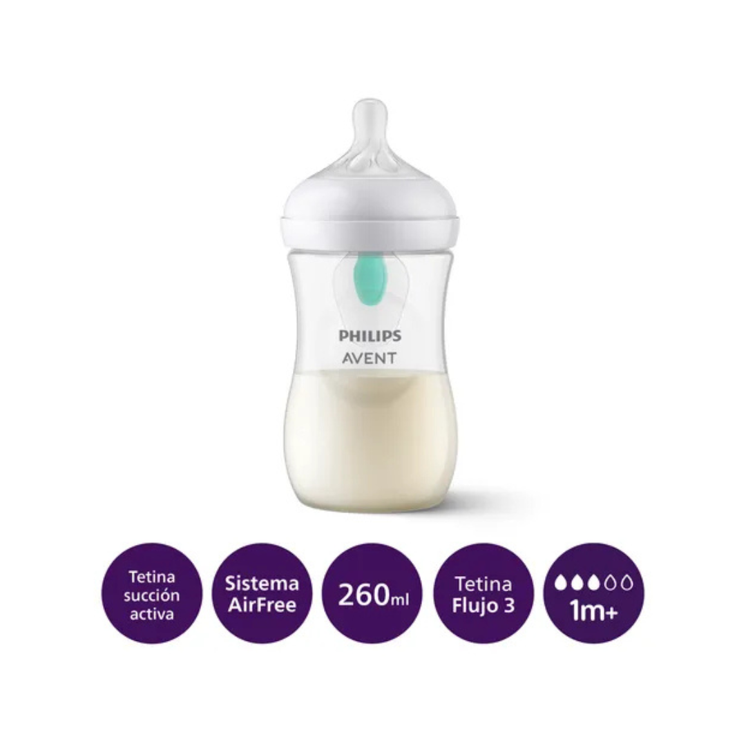 Mamadera Natural Response con Válvula AirFree - 260 ml | Philips Avent