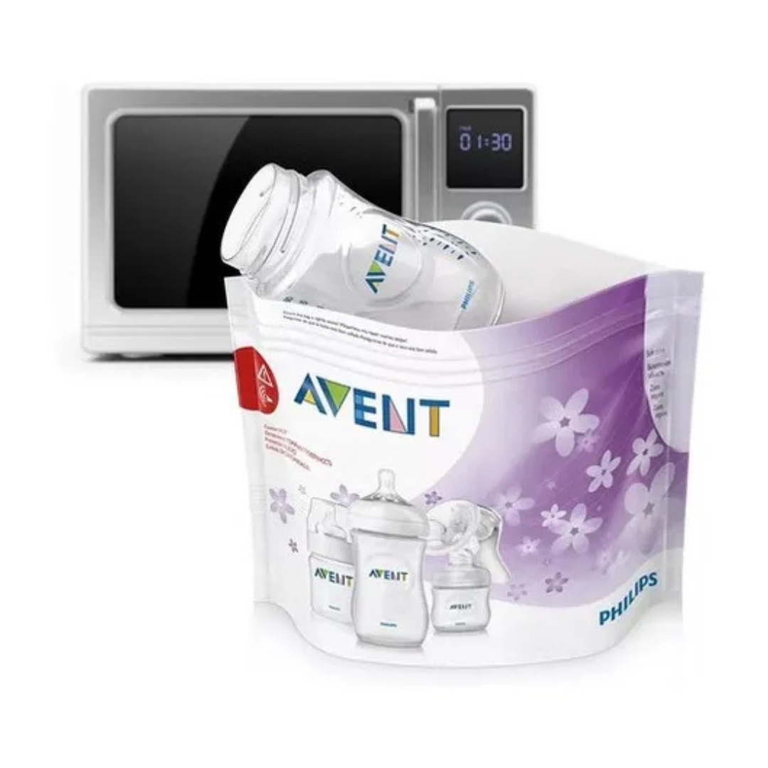Pack 5 Bolsas Esterilizadoras para Microondas | Philips Avent