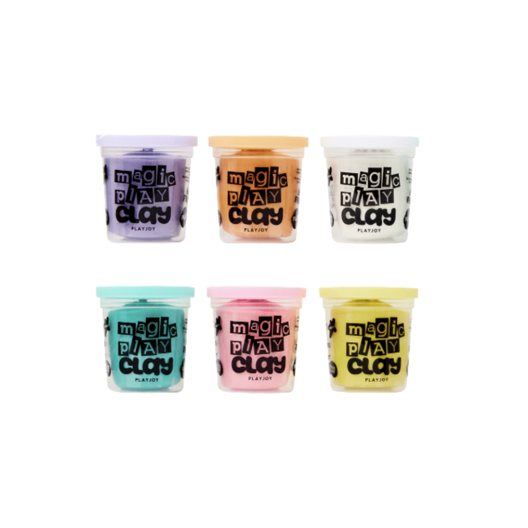 Pack 6 Pasticinas - Colores Pasteles | Playjoy