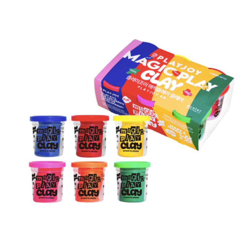 Pack 6 Pasticinas - Colores Vivos | Playjoy