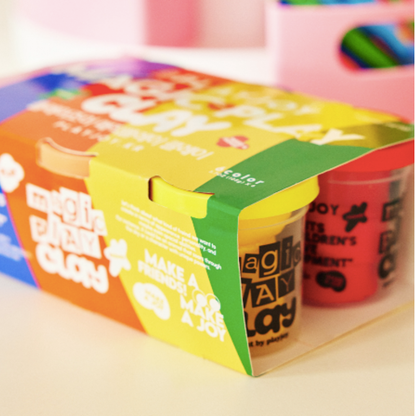 Pack 6 Pasticinas - Colores Vivos | Playjoy