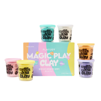 Pack 6 Pasticinas - Colores Pasteles | Playjoy