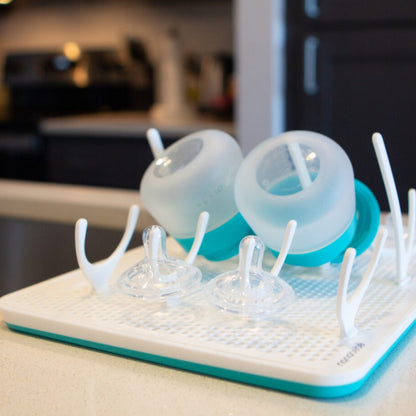 Baby Bottle Drying Rack - Turquoise