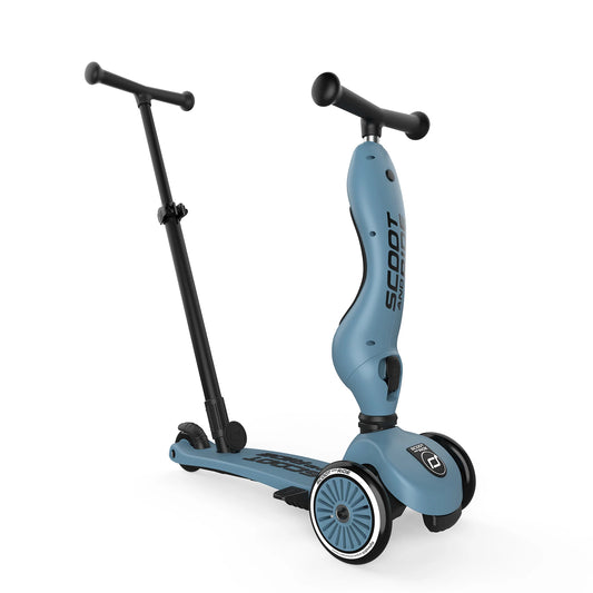 Scooter 2 en 1 Highwaykick 1 Push and Go - Steel